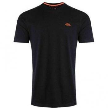 Weird Fish Herren T-Shirt Schwarz 4XL mit Logo