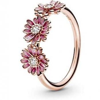 Anillo de mujer Pandora en PANDORA Rose trío de margaritas rosas