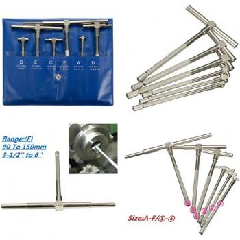 6pcs 8-150mm Adjustable Measurement Caliper
