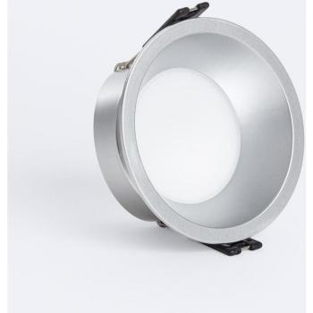 LED‑Downlight Ring Konisch – 85 mm Ø, IP65, Silber