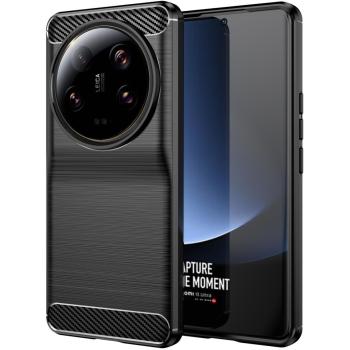 Custodia display Xiaomi 13 Ultra Carbono Liscio TPU Nero