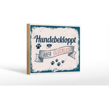 Wandobjekt Hundebekloppt 18x12 cm