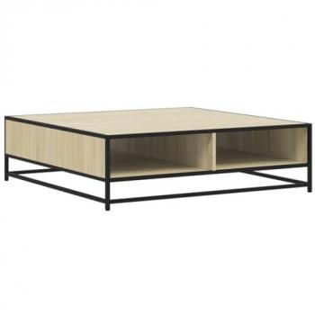 Tavolino moderno in rovere Sonoma 100x100x30 cm