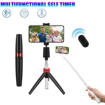 Versatile Wireless Selfie Stick Tripod for Smartphones