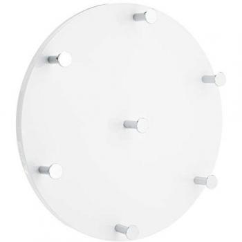 Flur-Garderobe 42385 von HAKU Möbel in Weiß/Chrom/Nickel