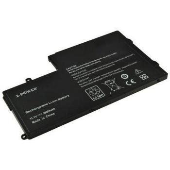2-Power 11.1V 3800mAh Notebook Akku, 3 Zellen, Schwarz