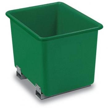 Bac PFV Vert 300 L + Fourreaux – Résistant aux hydrocarbures et produits chimiques – CEMO