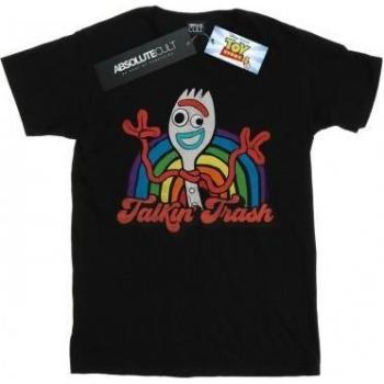 Forky Talkin' Trash Cotton Boyfriend T-Shirt for Women