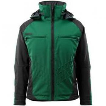 Herren Softshelljacke Darmstadt von Mascot Größe S, grün und schwarz