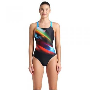 Arena W Diagonals Swim Pro Back – 36 Schwarz