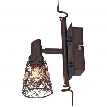 Naeve Leuchten „Cottage“ Wandspot 14 cm, rostloses Metall (Artikel 1112420)