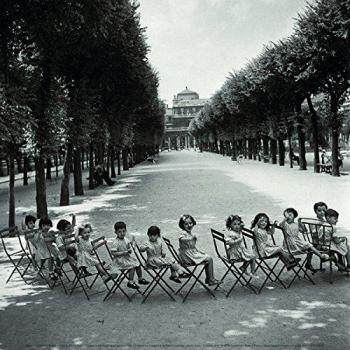 Immagine 30x30 cm: Giardino dei Bambini al Palais Royal 1950