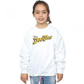 Disney Duck Tales Girl’s Cartoon Sweatshirt, White (5‑6 yrs)