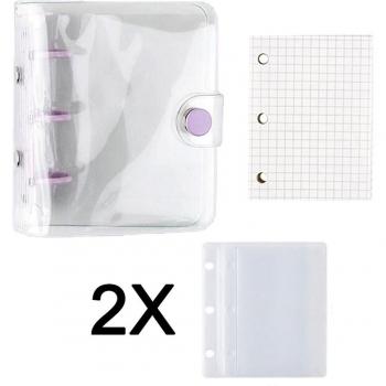 Transparent Loose-leaf Student Notebook