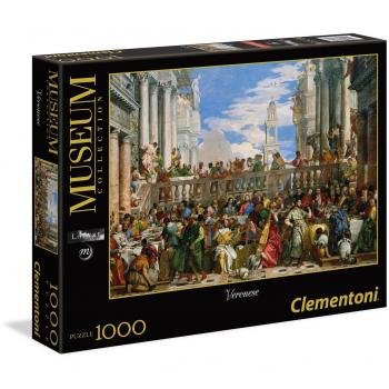 Clementoni 39391 – Louvre‑Edition „Hochzeit zu Kana“ (Veronese) – 1000