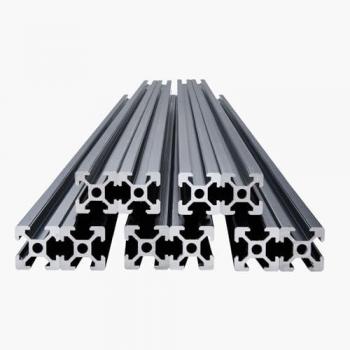 Lot de 10 Profilés Aluminium 2020, VEVOR, Noir