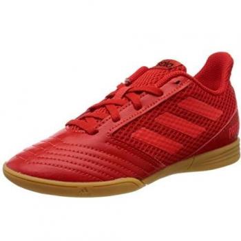 Adidas Predator 19.4 Sala Indoor Fußballschuh für Kinder, rot, 37 1/3 EU