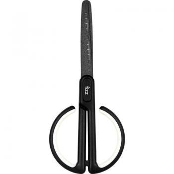 Zischen Schere mit Maßstab für Schule und Basteln