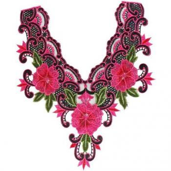 Water Soluble Lace Neck Collar Trim