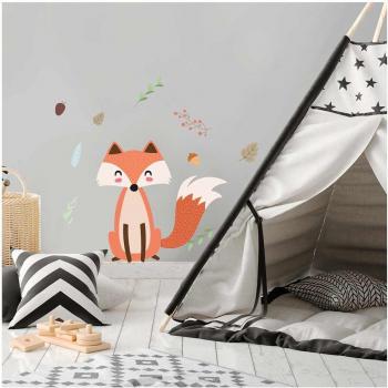Les Trésors De Lily Q8292 – Orangees „Fox“ Blattschild 20×70 cm