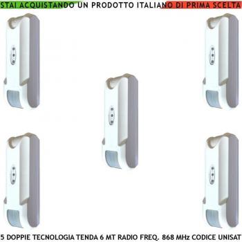 Rilevatore Movimento Balcone Via Radio 868 MHz