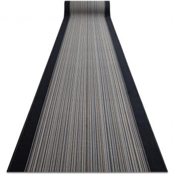 RUGSX Grey Rubber Reinforced Anti-Slip Hallway Runner (67x320 cm)