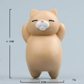 Realistic Cat Magnetic Fridge Decoration