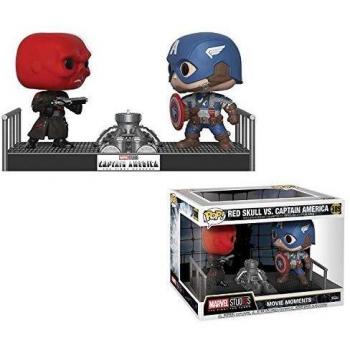 CAPTAIN AMERICA & RED SKULL (ROUGE) / CAPTAIN AMERICA / FIGURINE FUNKO POP / MARVEL: MOVIE MOMENTS / VERSION 3