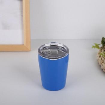 Café Taza Acero Inoxidable con Tapa 8 Oz