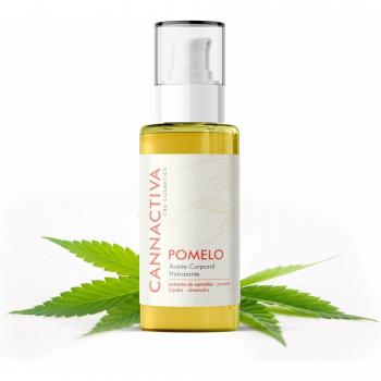 Óleo corporal de grapefruit orgânico com CBD