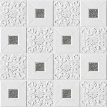 Pegatinas de techo de espuma 3D, 70x70cm, decoración para el hogar