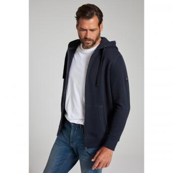 Felpa JAY-PI con cappuccio uomo 5XL blu cotone/poliestere