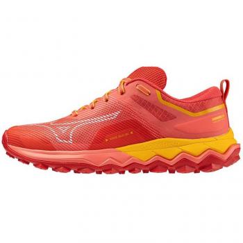 Zapatillas de trail Mizuno Wave Ibuki 4 mujer rojo y naranja