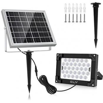 Faretto Solare CLY 30W con Pannello Impermeabile IP66