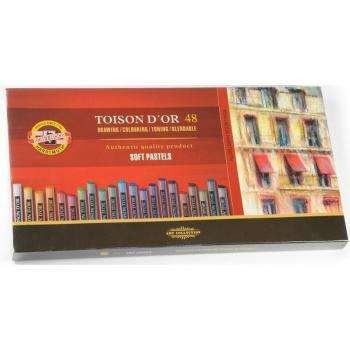 Koh-I-Noor Toison D'Or 48 Assorti Pastelkrijt Rond