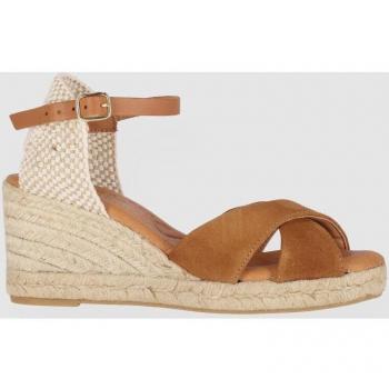 Alpargatas de cuña de piel para mujer Chika10