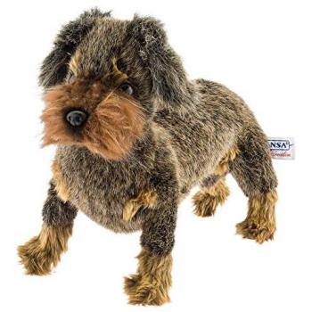 Peluche Teckel Poil Dur 30cm Beige Multicolore Mixte