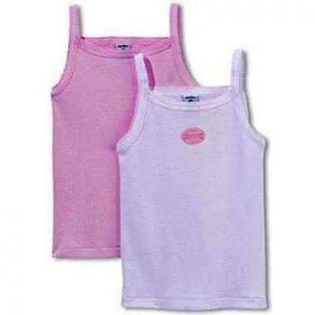 Camiseta interior niña Petit Bateau 2P cuello barco