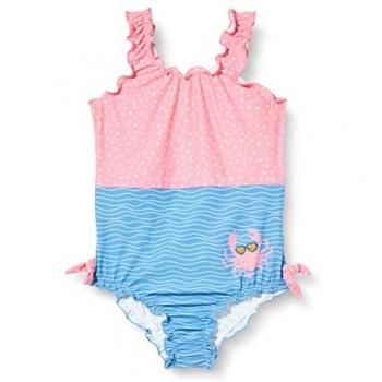 Costume da bagno anti-UV cancro blu-rosa