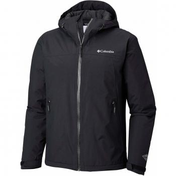 Columbia Herren Top Pine Isolierte Regenjacke, Schwarz (L)
