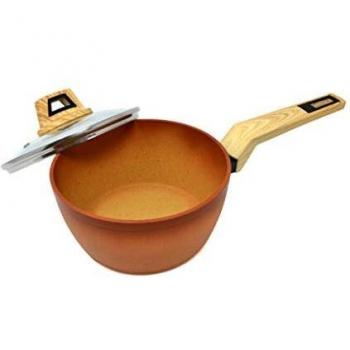 Cazo Terracora TER0418 Amercook con tapa+mago Soft Touch Ø18 cm