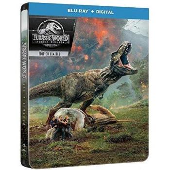 Jurassic World : Fallen Kingdom [Édition SteelBook Blu-Ray + Digital]