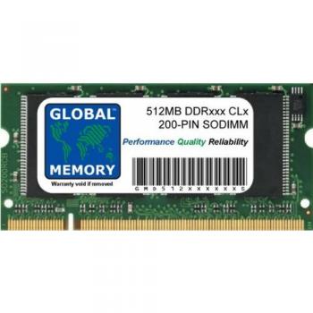 Module de mémoire 512 Mo DDR, 266/333/400 MHz, 200‑PIN
