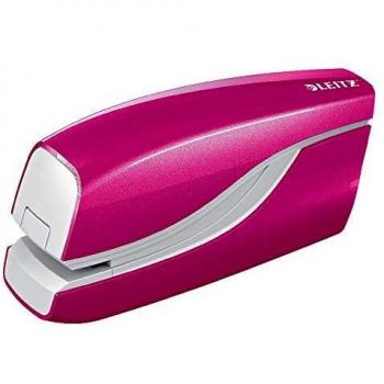Leitz Electric Stapler, 10 Sheet Capacity, Battery Powered, WOW Range, 55661023
