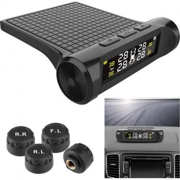 Smart TPMS with Digital Display and Temperature Warning