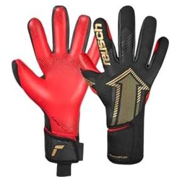 Goalie FastGrip Gold by Reusch – Black, Gold, Fiery Red (GluePrint)