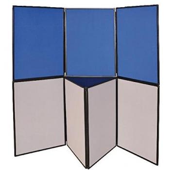 Q-Connect Display Board 3 Panel Blue/Grey DSP330513 Ref KF11133