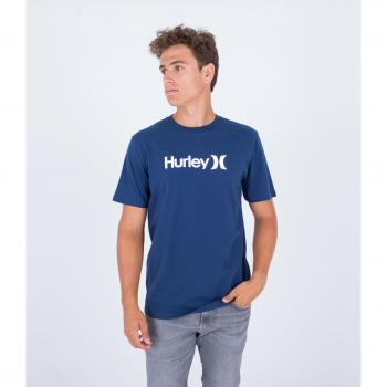 T-shirt bleu insignia à manches courtes pour homme