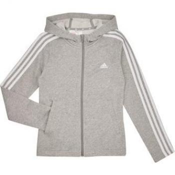 Adidas Sweat‑shirt 3S FZ HD Gris – Enfant (14/15 ans filles)
