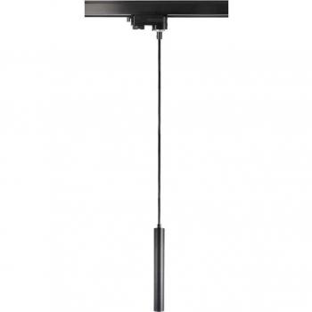 Schwarz Slim LED Schienensystem Pendelleuchte 500lm